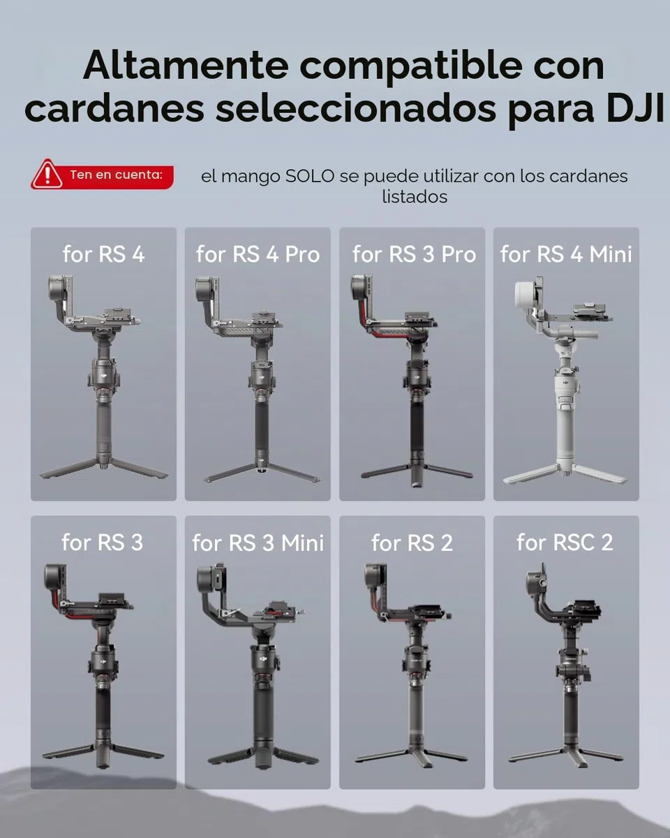 SMALLRIG Mango de Eslinga Ajustable Gimbal Sling Handle para DJI RS 4 Mini/RS 4 / RS 4 Pro/RS 3 / RS 3 Pro/RS 3 Mini/RS 2 / RSC 2 Estabilizador, 13.2lb / 6kg de Carga - 3028D