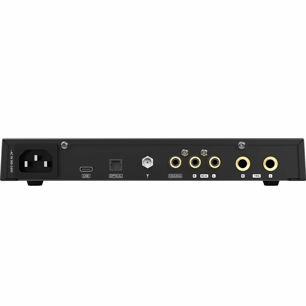 SMSL DL200 ES9039Q2M Audio DAC y HiFi Amplificador de auriculares, 6,35 mm/4,4 m/línea equilibrada TRS/RCA salida de línea de extremo único, USB 2.0/1.1, TND+N -123dB, con control remoto
