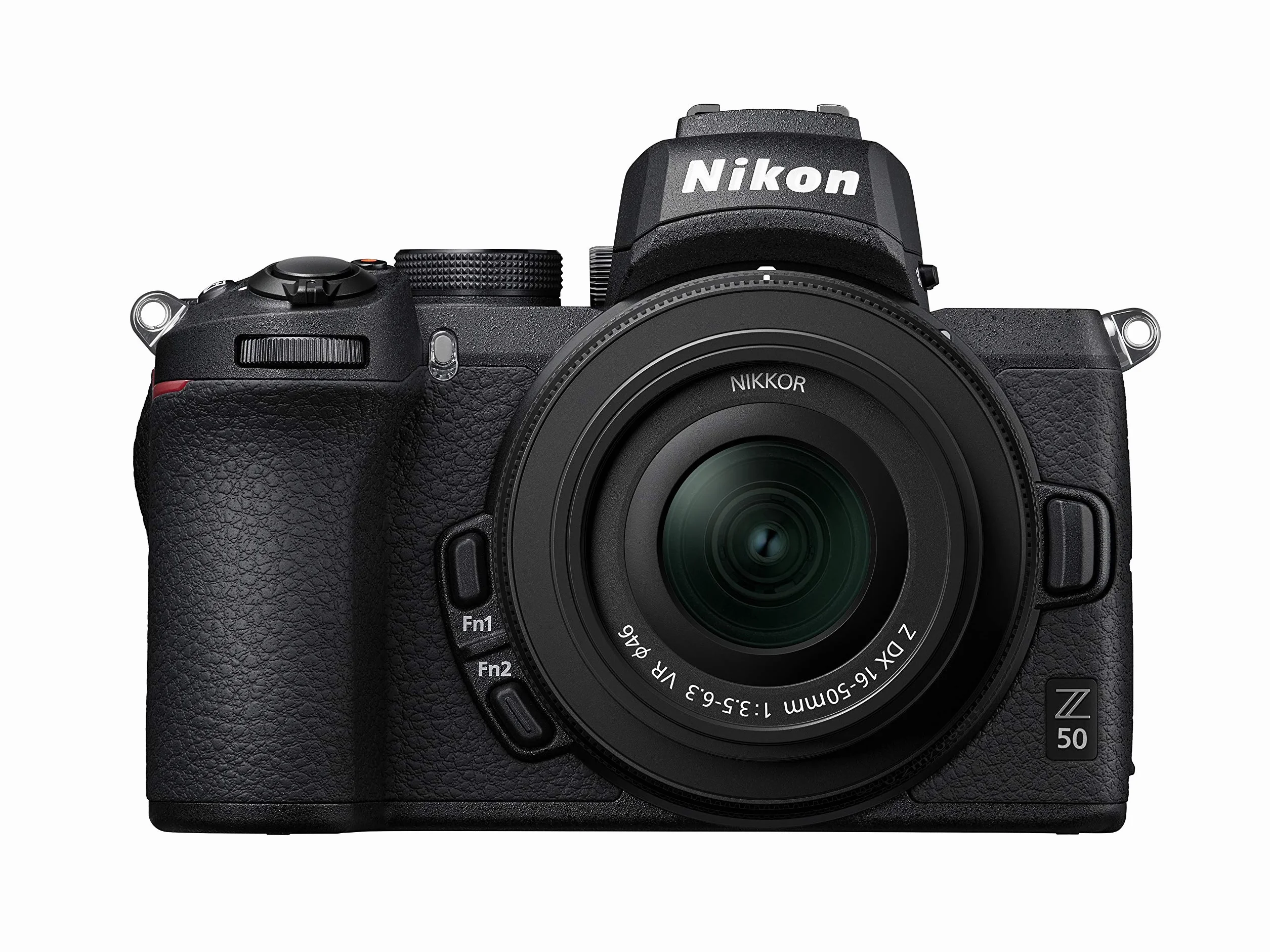 Nikon Z50 - Cámara DX Mirrorless, 11 FPS, Vídeo 4K, Pantalla Táctil abatible, Kit Cuerpo con Objetivo 16-50 DX VR, Color Negro