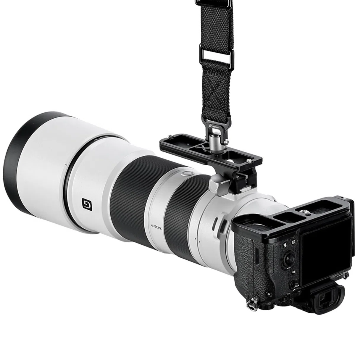 Leofoto Foot SF-02N para Sony FE 200-600MM F/5.6-6.3 G OSS E-Mount Lens Arca