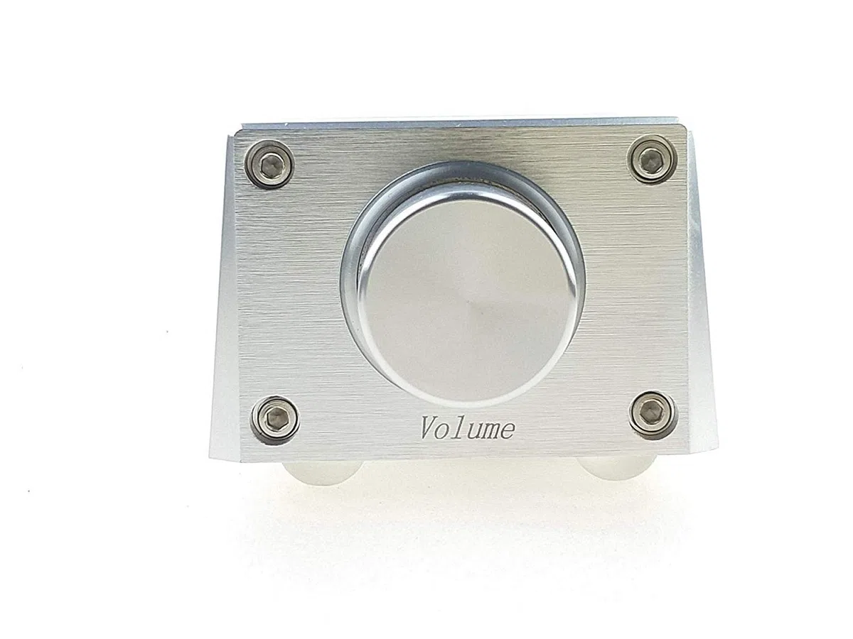 DollaTek Controlador de Control de Volumen de preamplificador pasivo de Alta precisión Vol Preamplificador de Alta fidelidad ALPS16 - Plateado