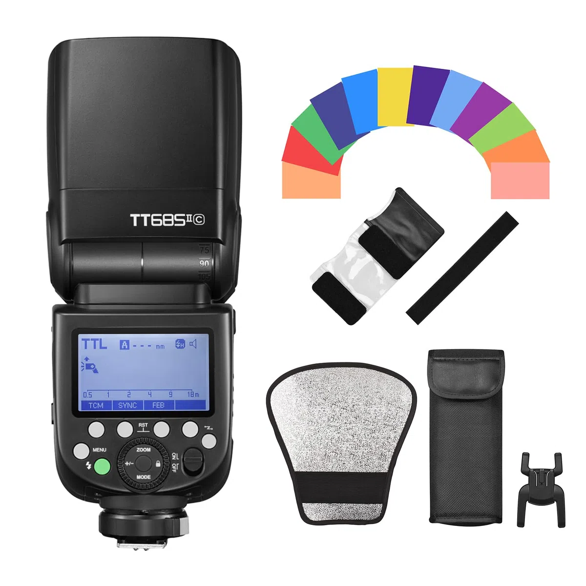 Godox TT685II-C TTL Flash Light Speedlite 2.4G Wirelss X System GN60 de alta velocidad 1/8000s compatible con Canon 1DX 5D Mark III 5D Mark II 6D 7D 60D 50D 40D 30D 650D 600D