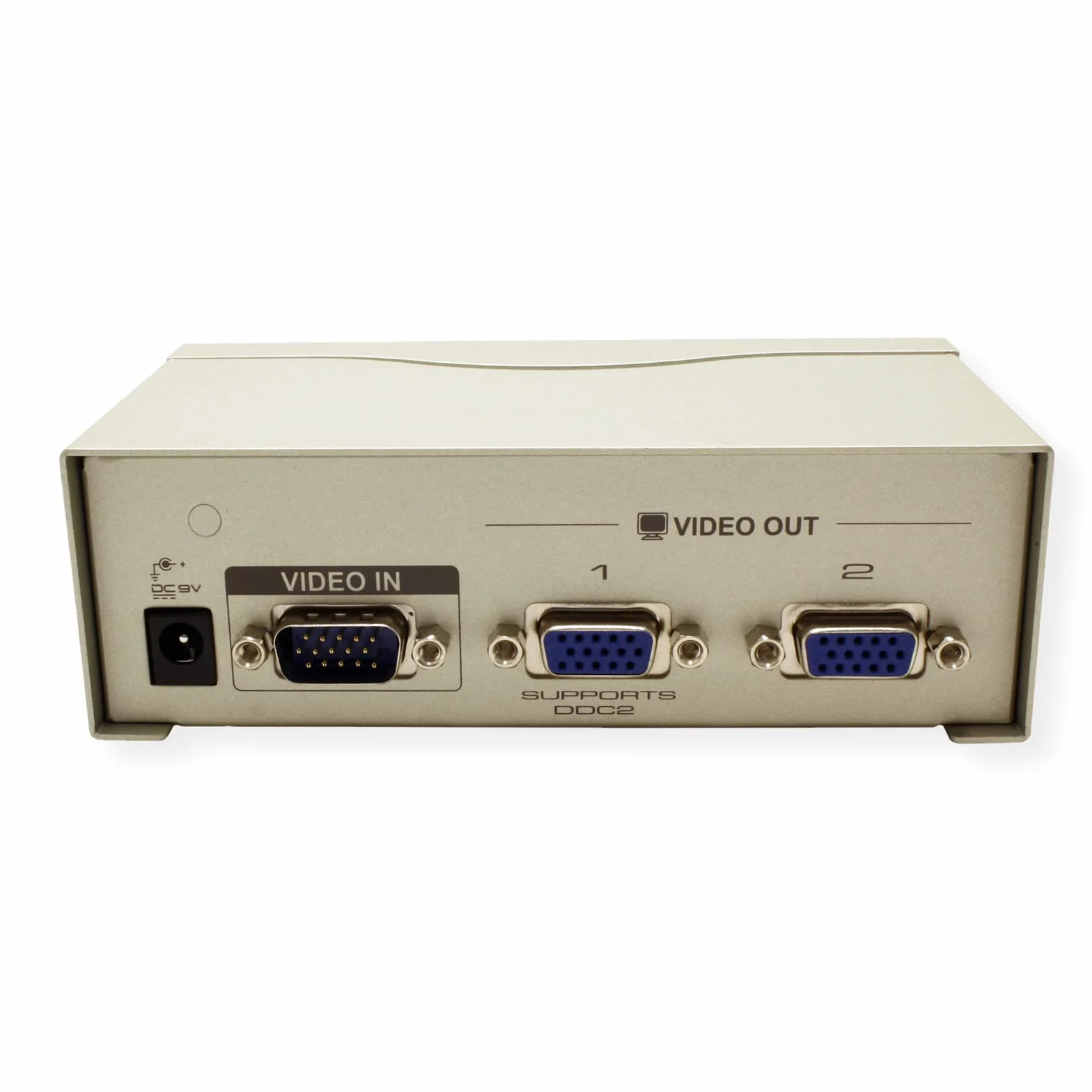ATEN VS92A - Divisor de Video (indicador LED, VGA, HDB-15), Plateado