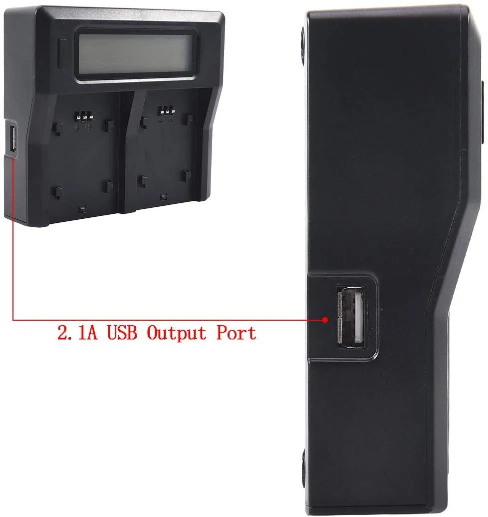 DSTE BP-U60 Batería + LCD Cargador Compatible para Sony PMW-150P,PMW-160,PMW-200,PMW-EX1,PMW-EX1R,PMW-EX3,PMW-EX3R,PMW-EX160,PMW-EX260,PMW-F3K,PMW-F3L,PXW-X180