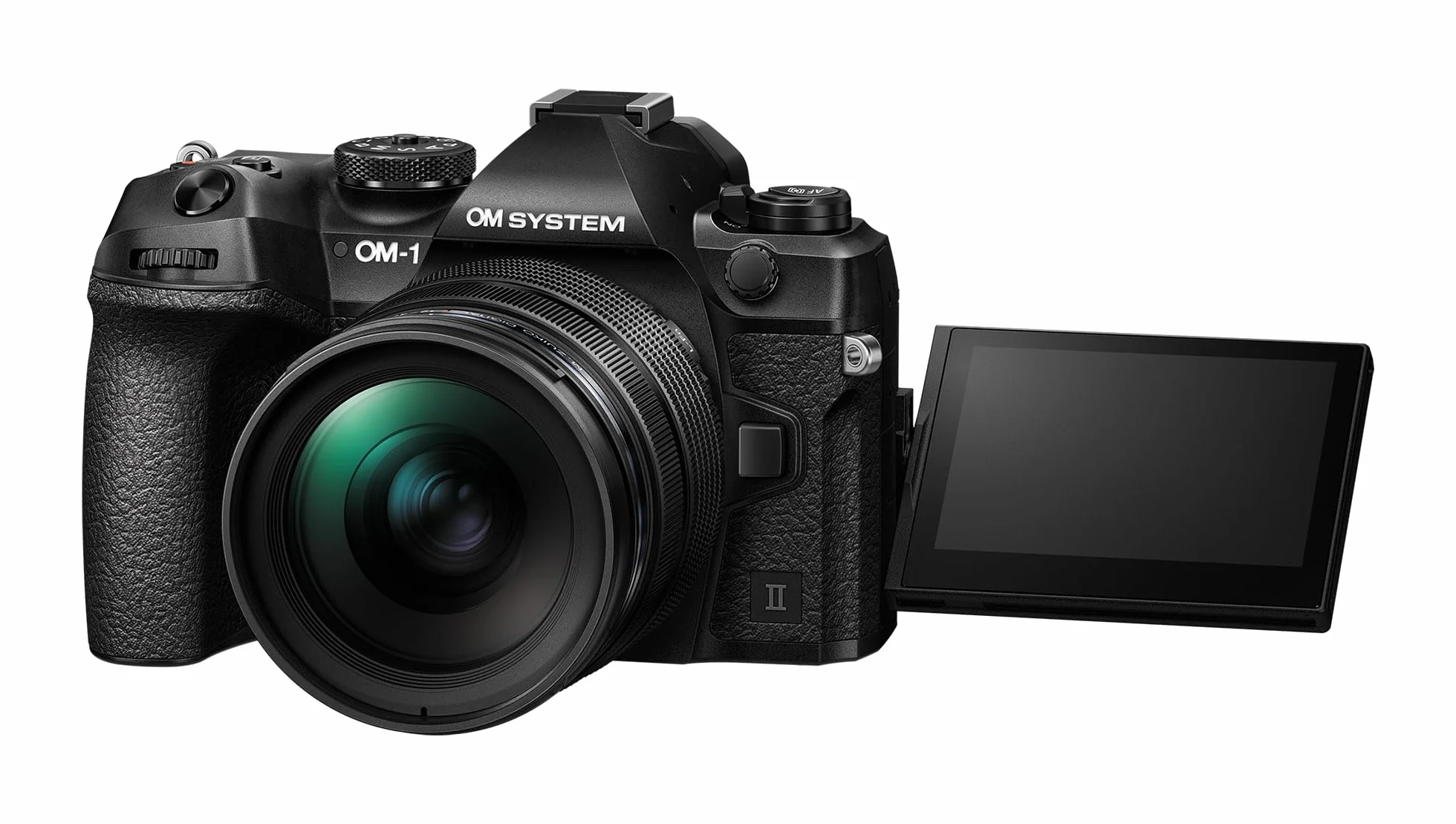 OM System OM-1 Mark II Cámara Micro Cuatro Tercios con M.Zuiko Digital 12-40mm f2.8 Pro II, Sensor apilado de 20 MP BSI, Estabilización de Imagen de 5 Ejes, Negra