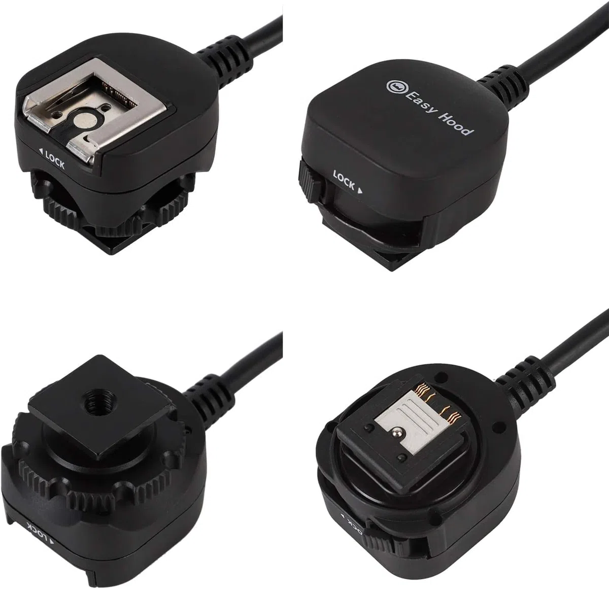 Easy Hood TTL - Cable de flash Speedlite para cámara Sony ZV-1 A9 A7R IV A7 A7R A7R A7S A7 II A7 III A7R II A7R II A7R III A7SII A6500 A6400 A6300 con Multi Interfaz MI Shoe