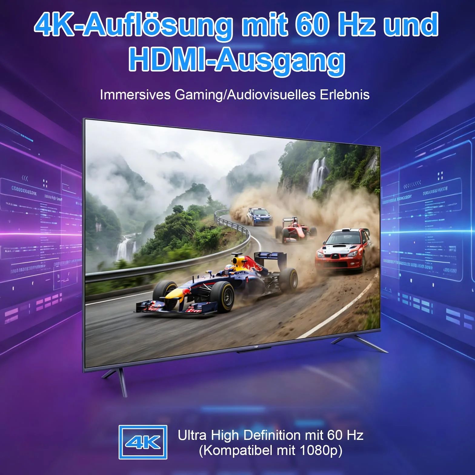Extractor de audio HDMI ARC 4K 60Hz, adaptador óptico HDMI a 3.5MM convertidor divisor, convertidor DAC digital analógico de 192 KHz, SPDIF TOSLINK óptico y salida de audio estéreo de 3,5MM. Soporta