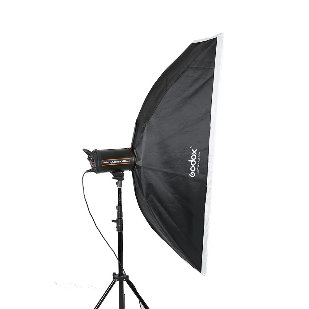 Godox 35 x 160 cm Grid Honeycomb Softbox Bowens Monte para Estudio Strobe Flash Lampara + Letwing Paño (SB-FW 160x35)