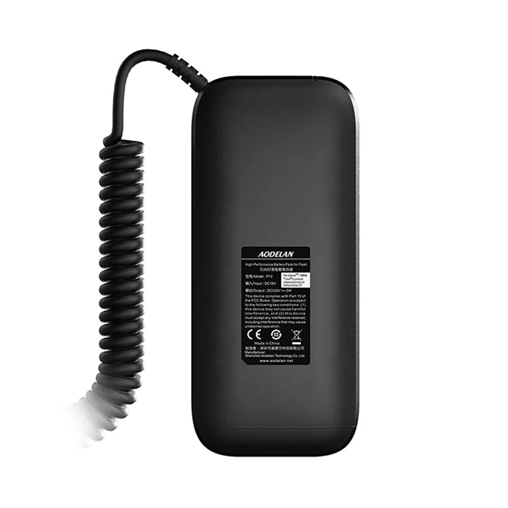 AODELAN Paquete de Batería Externa para Flash Nikon Speedlite SB900 SB910 SB5000