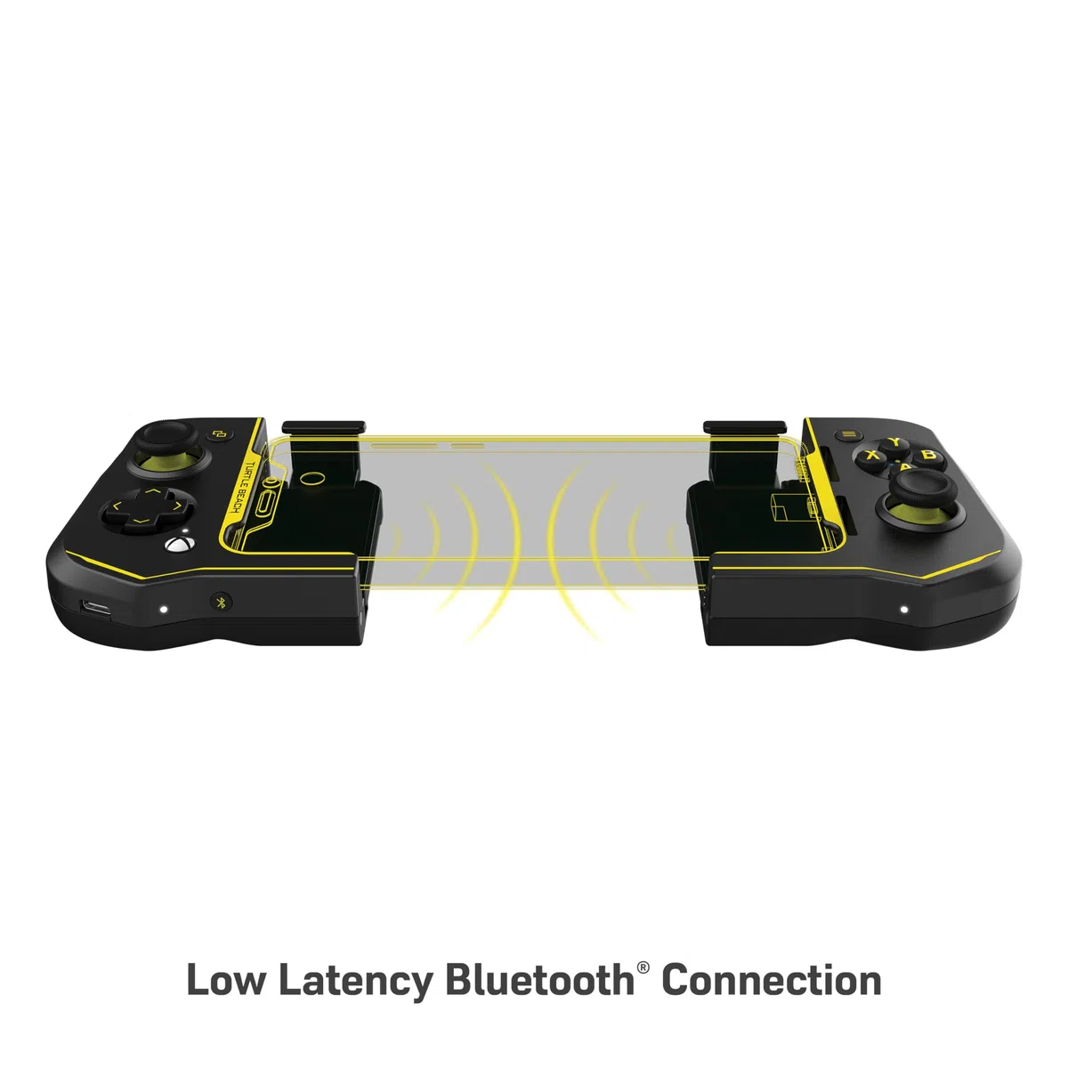 Turtle Beach Atom Mando diseñado para juego de Xbox en móviles Dispositivos Android 8.0+ con Bluetooth 4.– Negro/Amarillo
