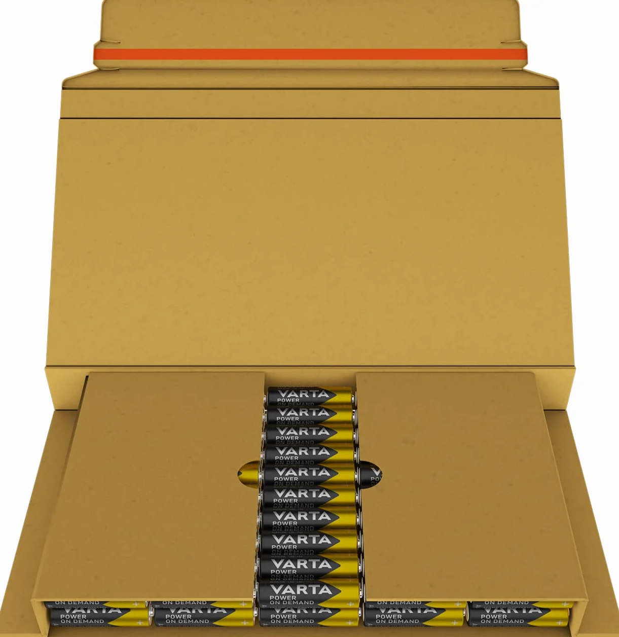 VARTA Pilas AA Alcalinas 1,5V Power on Demand, paquete de 100, Made in Germany
