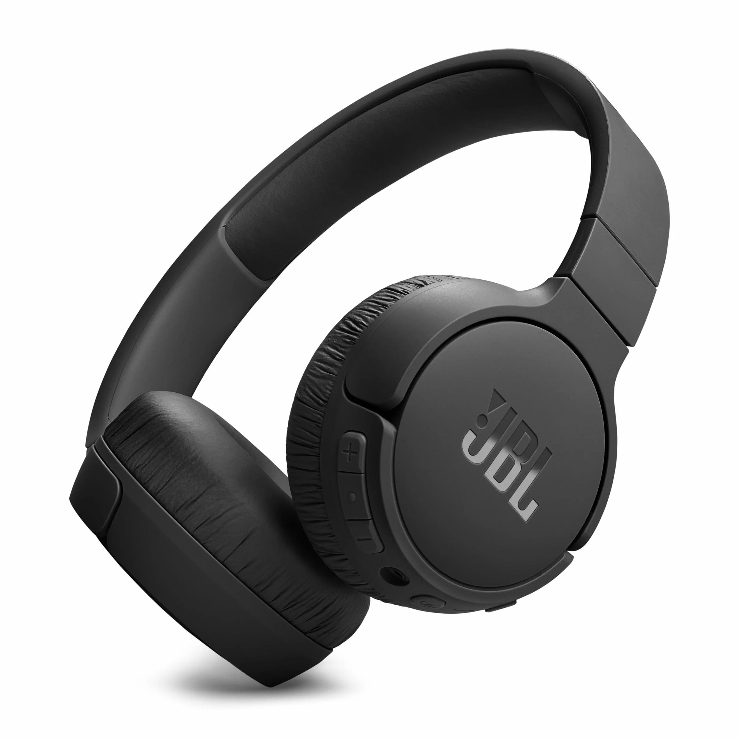 JBL Auriculares Tune 670 NC, auriculares supraaurales inalámbricos ligeros con cancelación de ruido adaptativa, Bluetooth y 70 horas de batería, negro