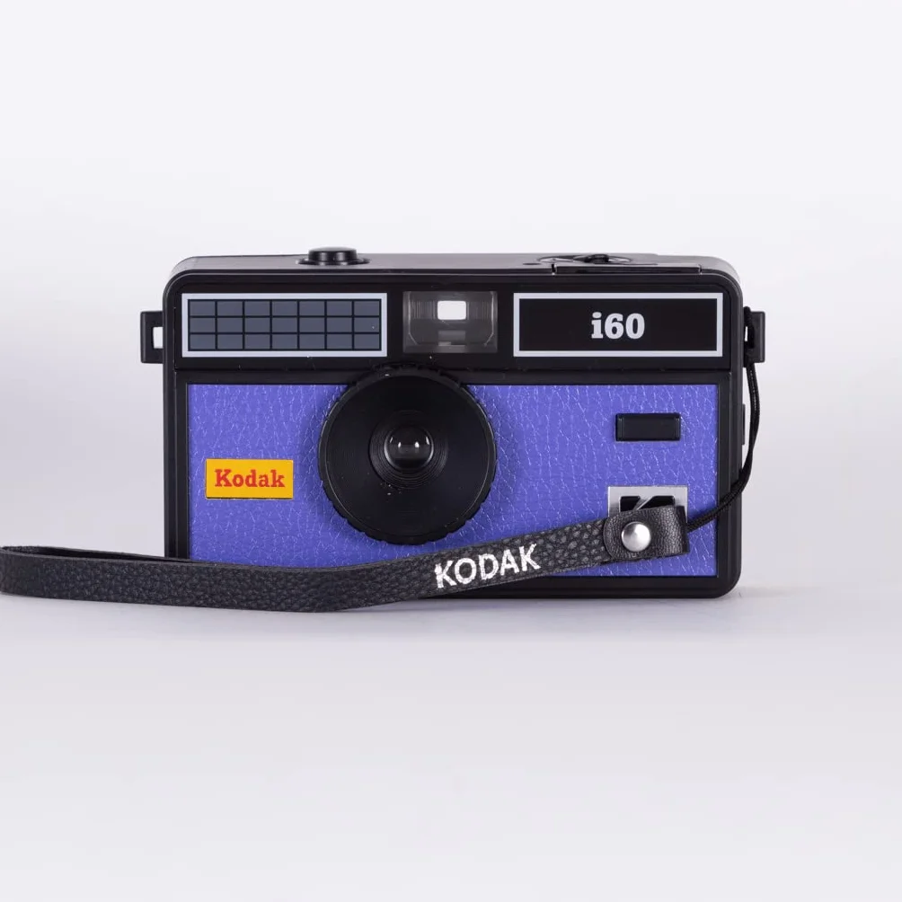 Kodak i60 Cámara de película Reutilizable de 35 mm, Estilo Retro, sin Enfoque, Flash Integrado, Prensa y Flash emergente (Muy Peri)