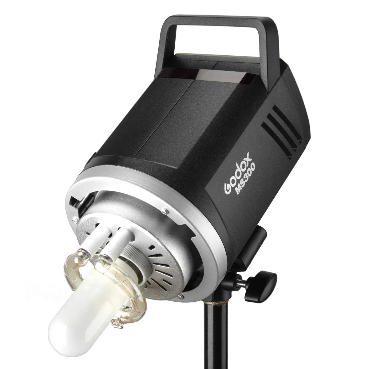 Godox MS300 300 W 2.4G Receptor inalámbrico incorporado ligero, compacto y duradero flash de estudio Bowens Mount y lámpara de modelado de 150 W, con difusor estándar