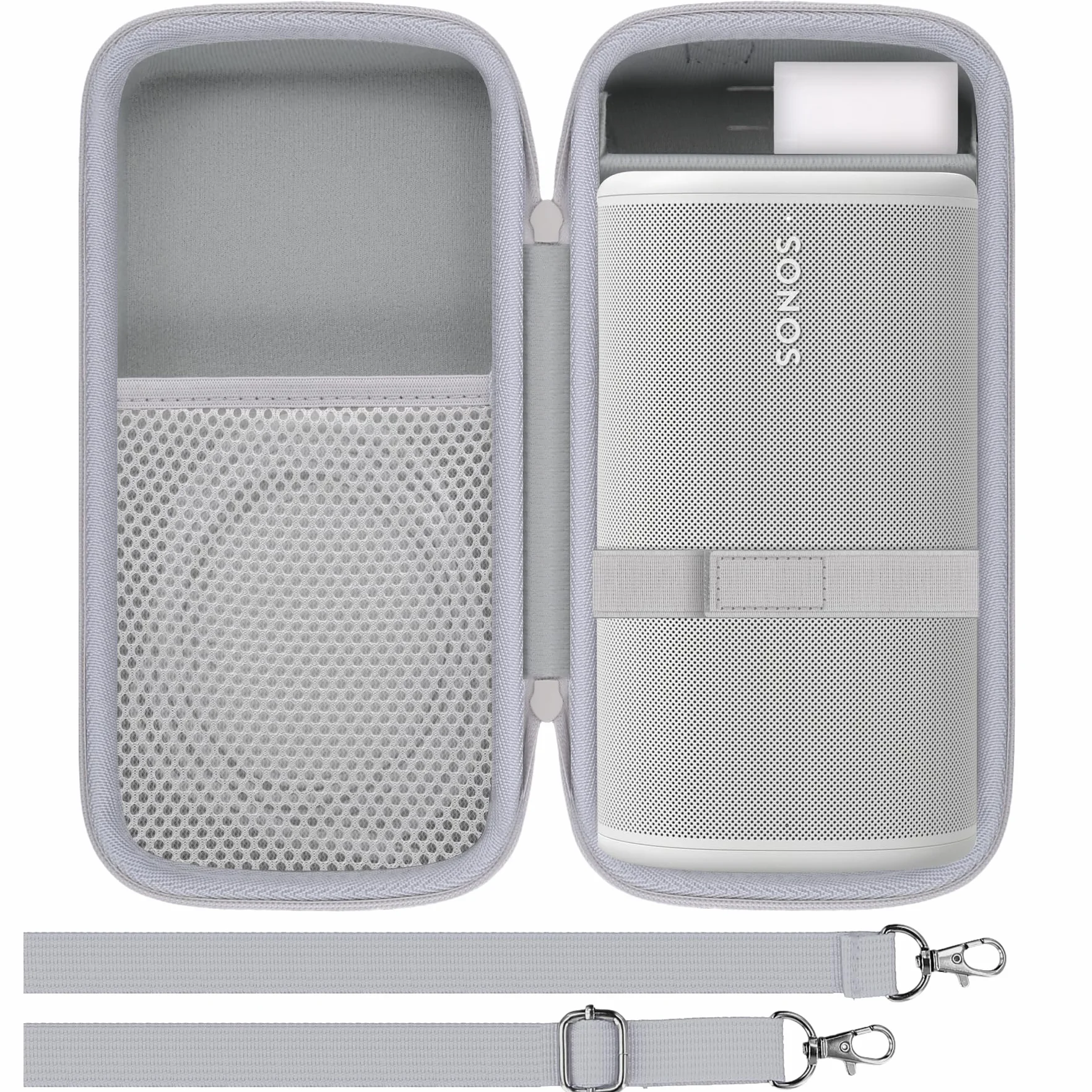 co2CREA Duro Viajar Caja Estuche Funda para Sonos Play Altavoz portátil, Compatible con el Asiento de Carga(Funda Solo,Case Only)