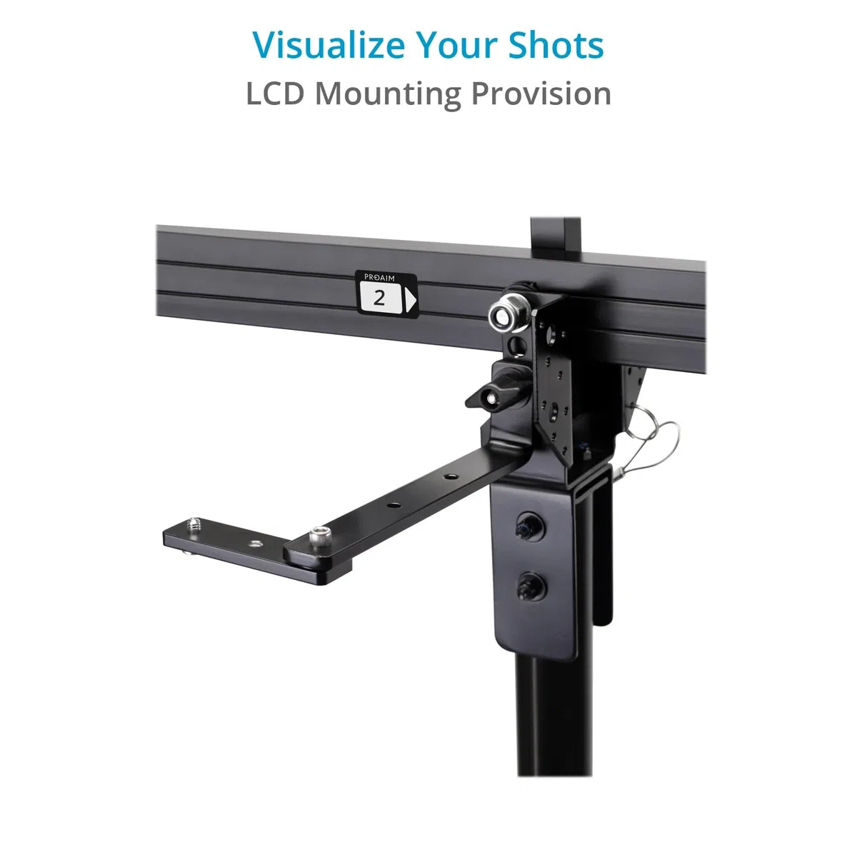PROAIM 9ft de Aluminio Construido película cámara grua-foque con Soporte de trípode para cámaras de vídeo DSLR hasta 8kg / 17lb + Bolsa (P-9-TS)