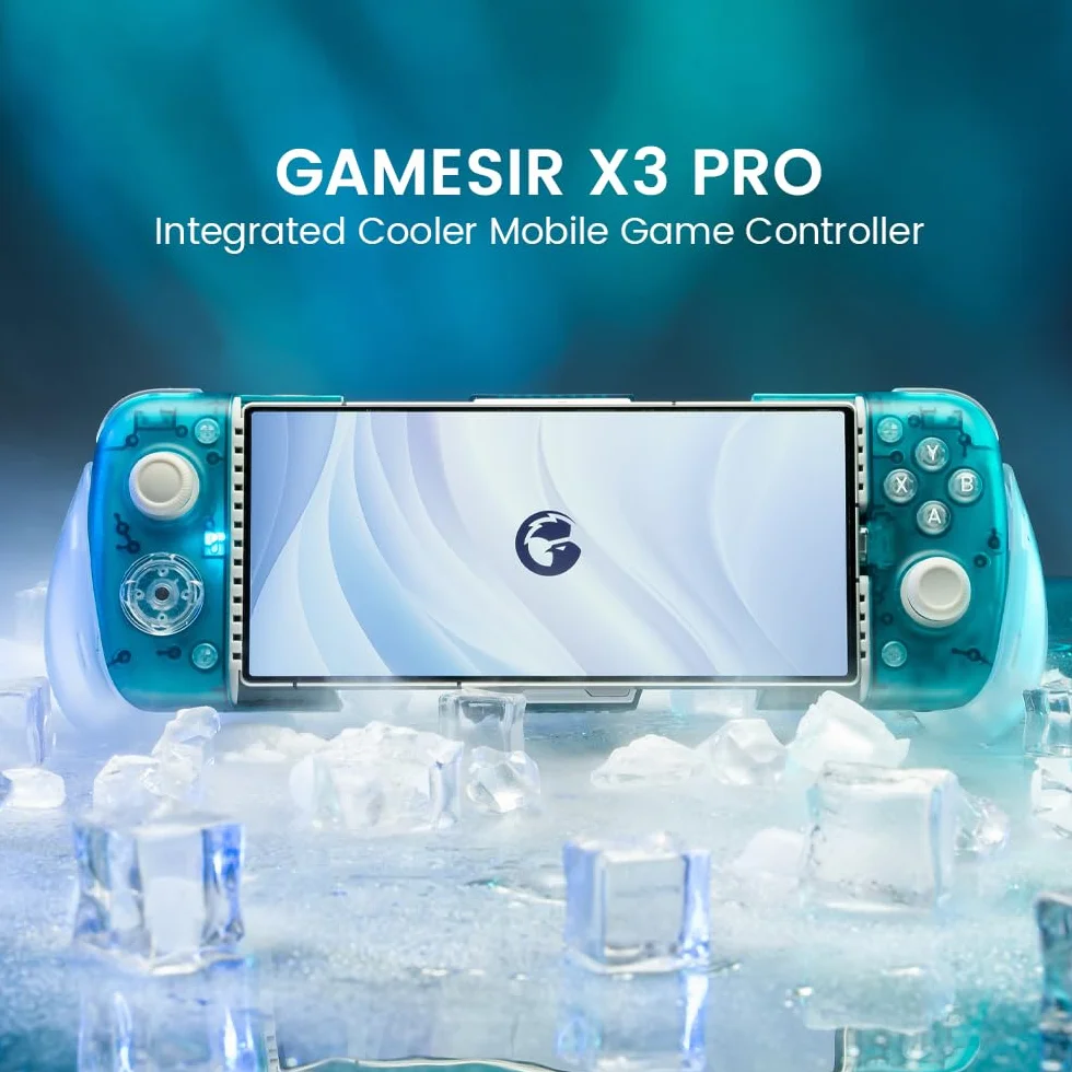 GameSir X3 Pro Moblie Game Controller, Android Controller con retroiluminación RGB, Zero Delay Mobile Controller with Magnetic&Detachable ABXY Buttons, D-Pads Support Cloudy Gaming,Xbox Game Pass.