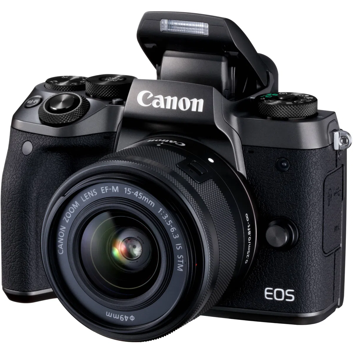Canon EOS M5 - Kit de Cámara Evil de 24.2 MP con Objetivo EF-M 15-45 S (Pantalla Táctil DE 3.2'', DIGIC, NFC, CMOS, Bluetooth, ISO, EF Lenses, Remote Shooting, Full HD, WiFi) Negro